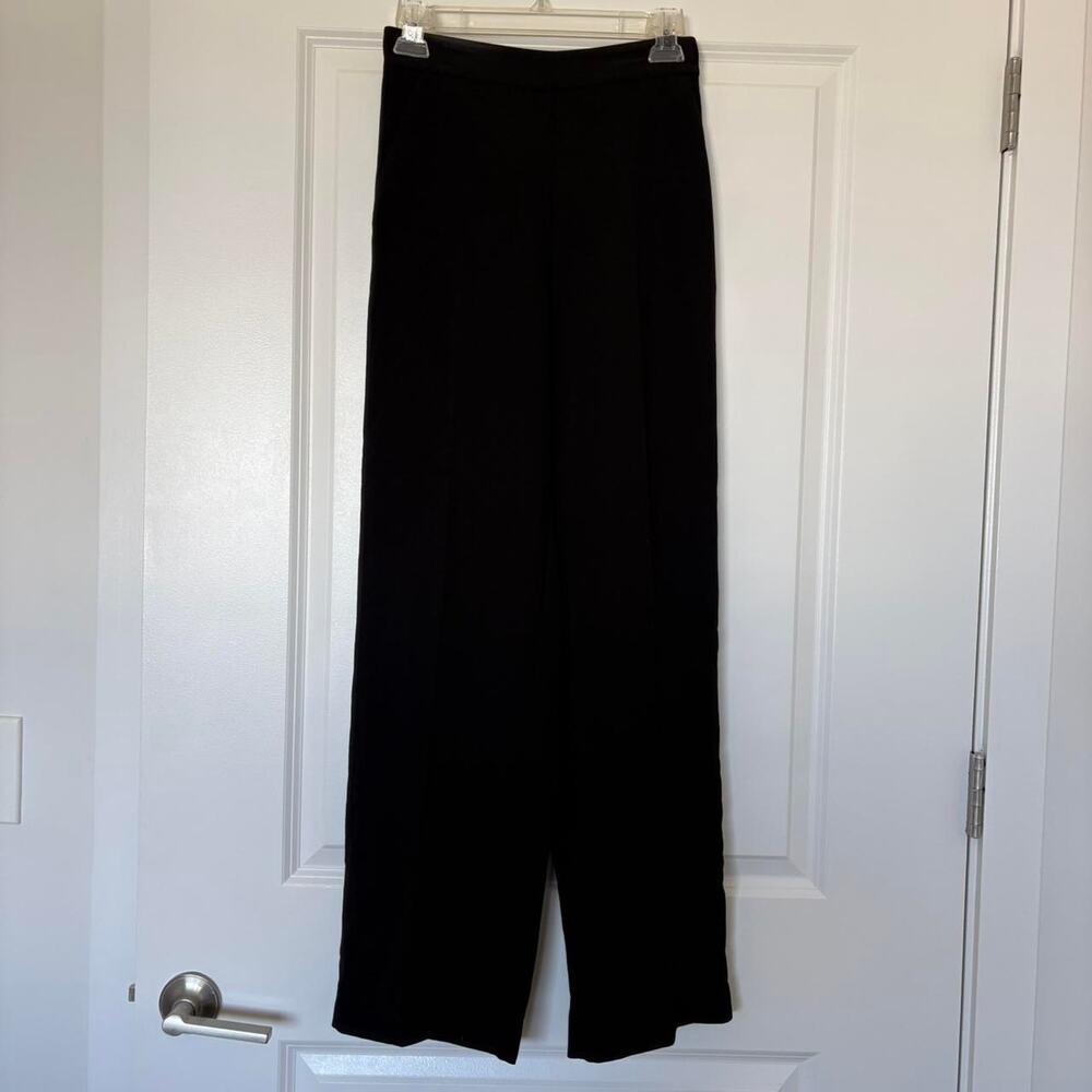Zara high waisted black straight